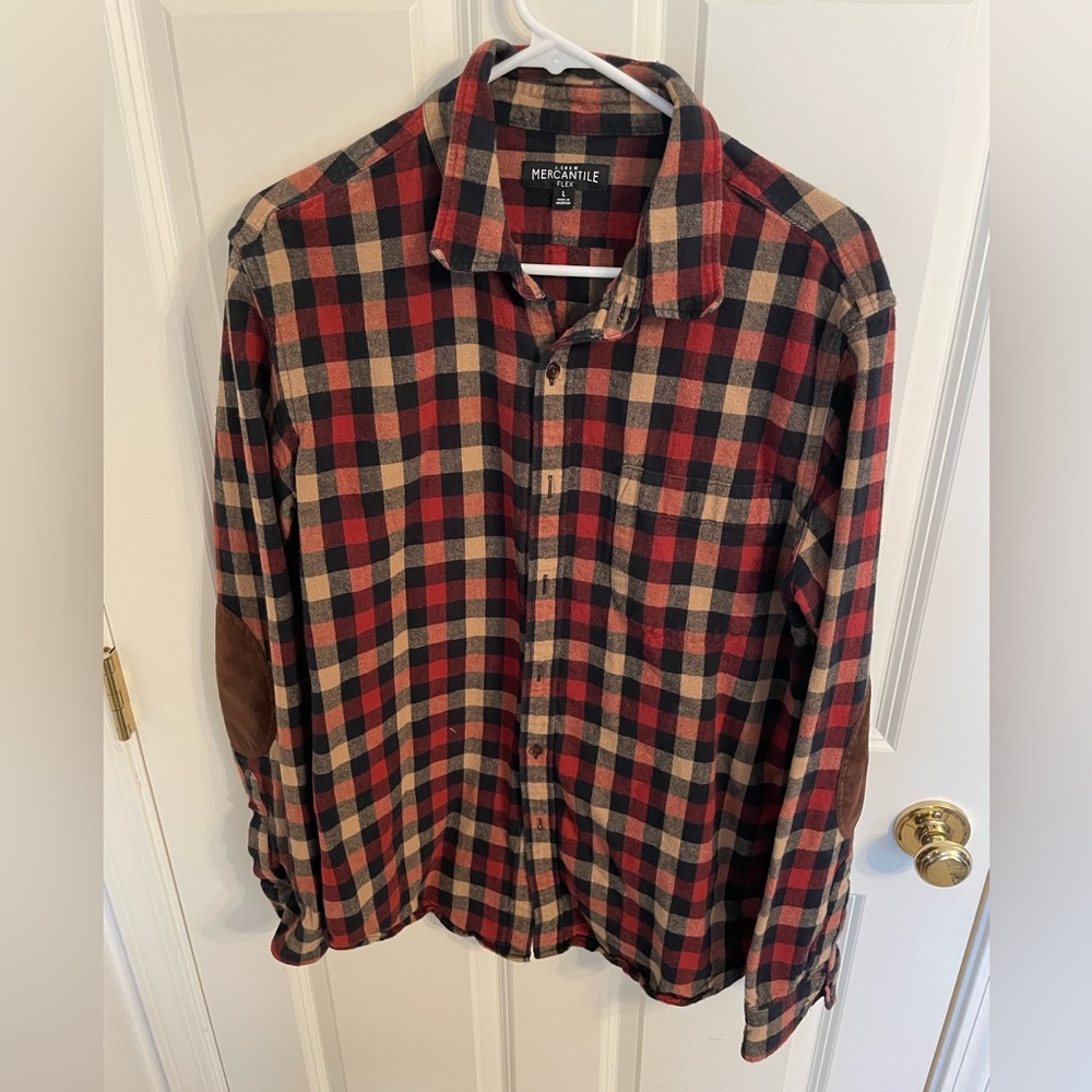 Flannel Men’s Button Down Shirt.
